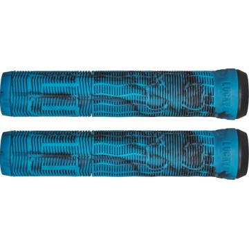 Lucky Vice 2.0 Pro Scooter Grips (Black/Teal Swirl)