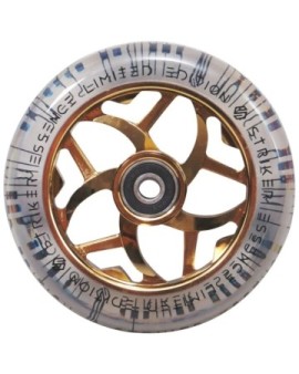 Striker Essence V3 Clear Pro Scooter Wheel (110mm|Gold Chrome)