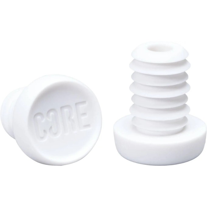 CORE Bar Ends (White|Steel)