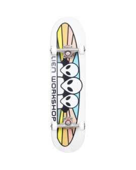 Alien Workshop Spectrum Complete Skateboard (8"|White/Red/Yellow)