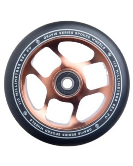 Striker Gravis Spoked Pro Scooter Wheel (110mm|Rose Gold)