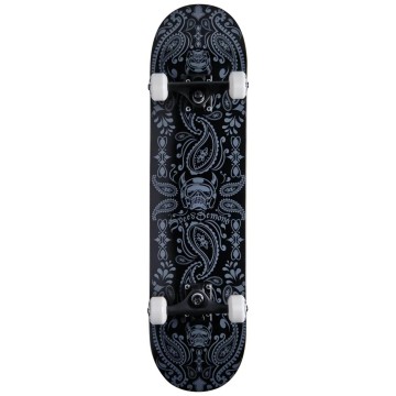 Speed Demons Bandana Complete Skateboard (7.75"|Black/Silver)