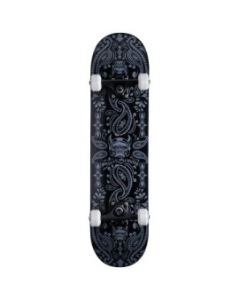 Speed Demons Bandana Complete Skateboard (8"|Black/Silver)