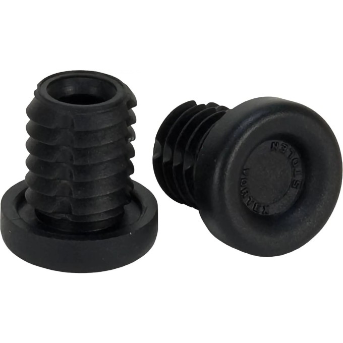 Stolen Vortex BMX Bar Ends (Black)