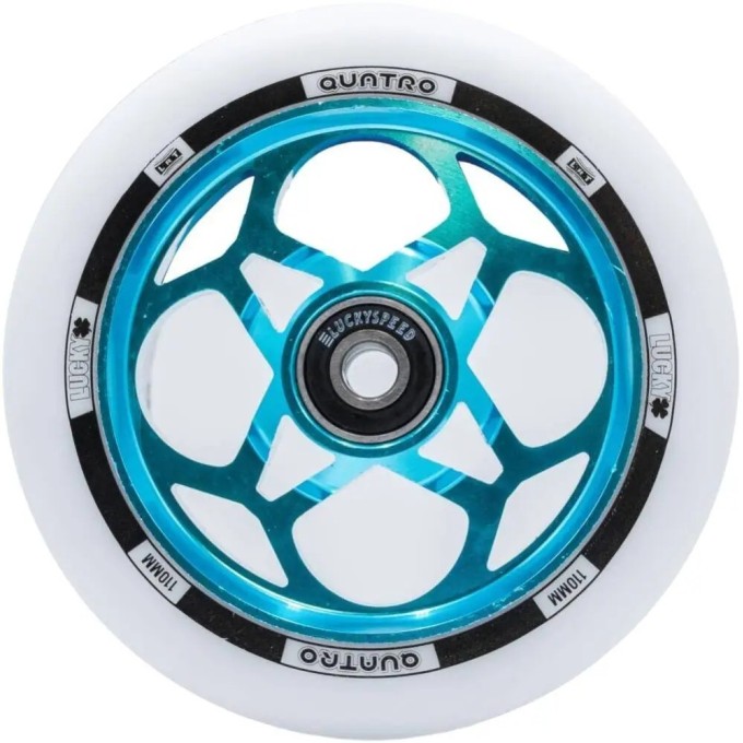 Lucky Quatro Pro Scooter Wheel (110mm|Teal)