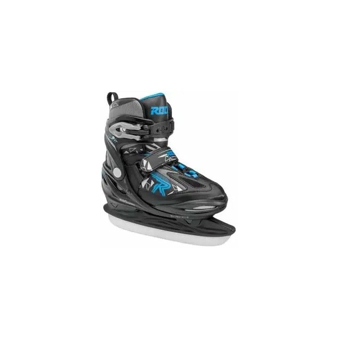 Roces Moody 3.0 Adjustable Kids Ice Skates (Black|30-35)