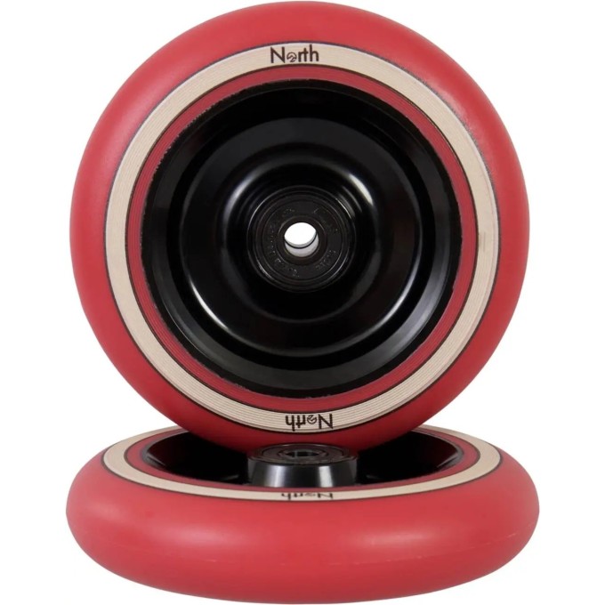 North Fullcore Pro Scooter Wheel (30mm|Black/Red Pu)