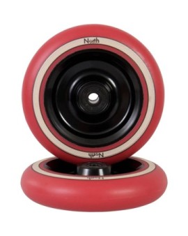 North Fullcore Pro Scooter Wheel (30mm|Black/Red Pu)