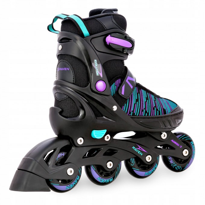 Inline Skates Raven Cande Black/Mint/Violet-Best price!