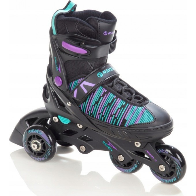 Inline Skates Raven Cande Black/Mint/Violet-Best price!