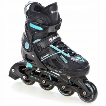 2-in-1 Inline Skates Raven Pulse Black/Cyan - different colors In Stock!