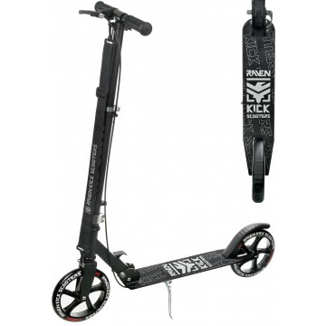 Scooter Raven Straight Black / Silver with 200mm handbrake