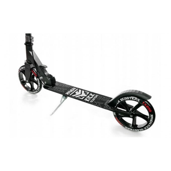 Scooter Raven Straight Black / Silver with 200mm handbrake