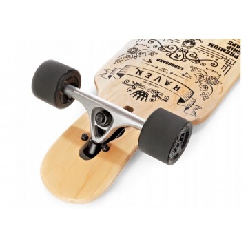 Longboard Raven Solid 70mm, ABEC9