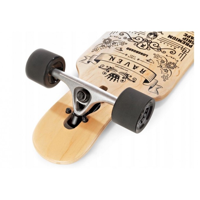 Longboard Raven Solid 70mm, ABEC9