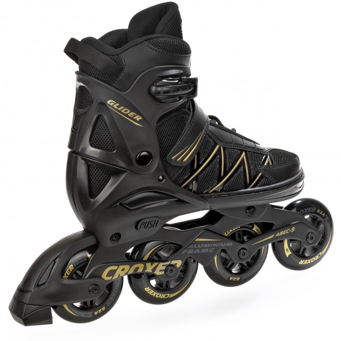 Inline Skates Croxer Glider Gold with adjustable size - Great price!