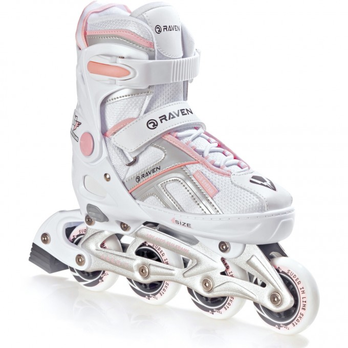 2-in-1 Inline Skates Raven Pulse White/Pink - different colors In Stock!