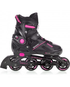 2-in-1 Inline Skates Raven Pulse Black/Fuchsia