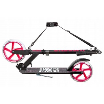 Scooter Raven Straight Black / Pink with 200mm handbrake