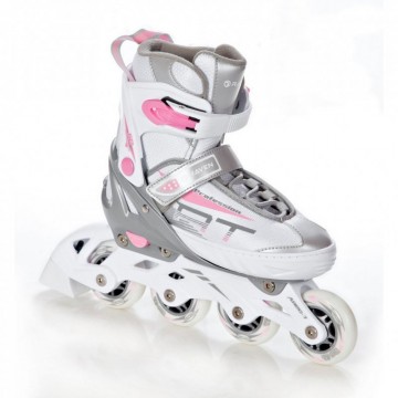 Raven Profession Inline Skates 3-in-1 White/Pink In stock! Now -30%