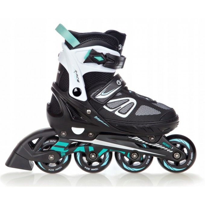 Inline Skates Raven Advance Black/Mint with adjustable size in stock!