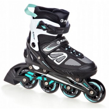 Inline Skates Raven Advance Black/Mint with adjustable size in stock!