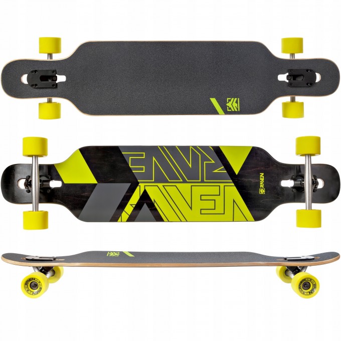 Longboard Raven Torex Lemon, ABEC9