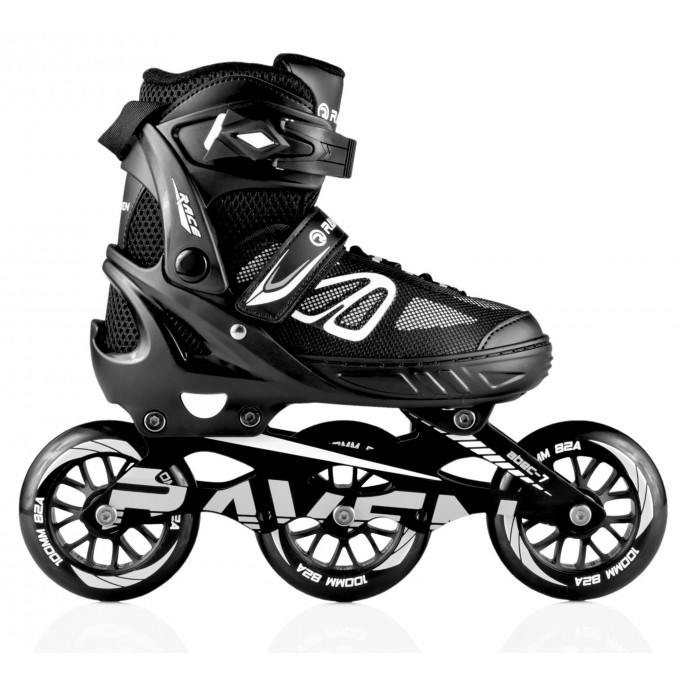 Inline Skates Raven Advance BIG WHEELS Black-Fast delivery!