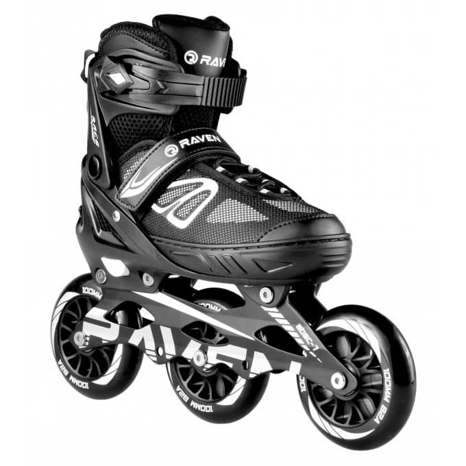 Inline Skates Raven Advance BIG WHEELS Black-Fast delivery!