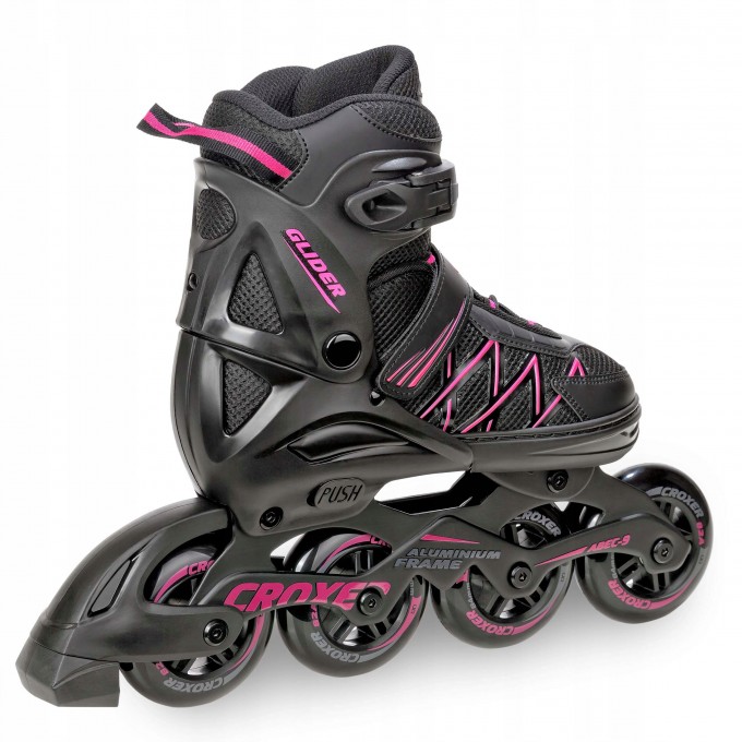 Inline Skates Croxer Glider Magenta with adjustable size - Great price!