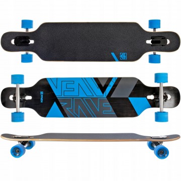 Longboard Raven Torex Blue, ABEC9