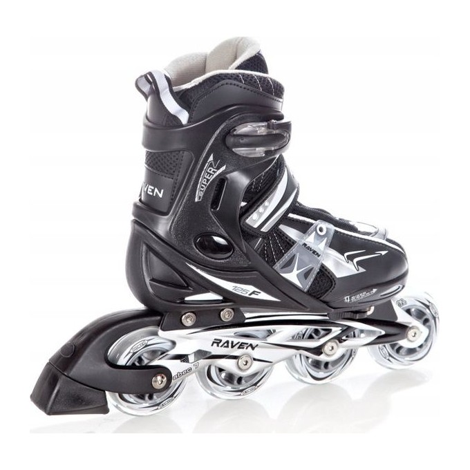 Inline Skates Raven Team Black with adjustable size - Best price!