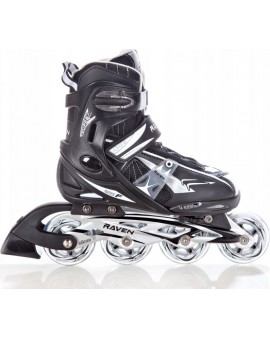 Inline Skates Raven Team Black with adjustable size