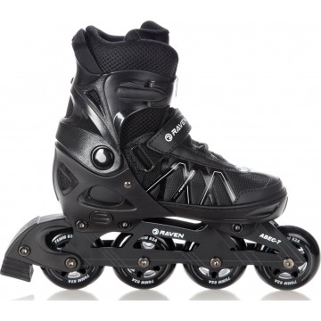 Inline Skates Raven Expert Black with adjustable size - In Stock!