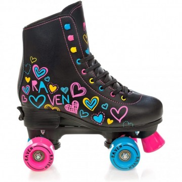 Quad Roller Skates Raven Trista Black-with adjustable size in stock!