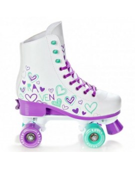 Quad Roller Skates Raven Trista Violet/Mint with adjustable size