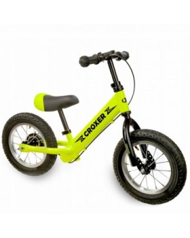 Balance Bike Croxer Leox Lime pumped wheels