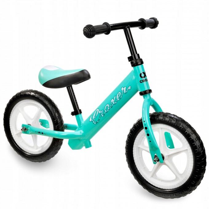 Ultralightweight Balance Bike Croxer Cadea Black/Mint