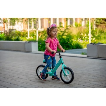 Ultralightweight Balance Bike Croxer Cadea Black/Mint