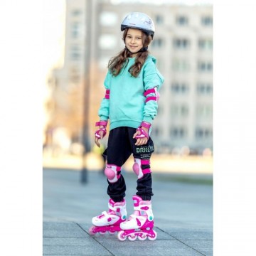 LED 3-in1 inline skates Croxer Missy White/Pink-Best offer!