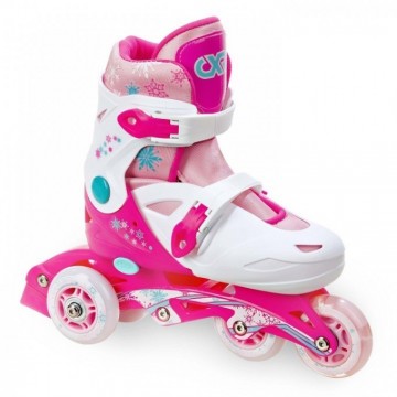 LED 3-in1 inline skates Croxer Missy White/Pink-Best offer!