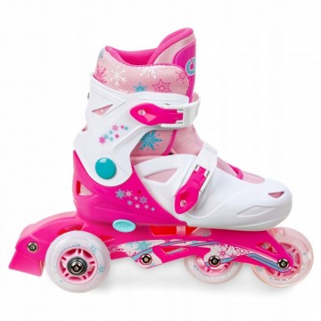 LED 3-in1 inline skates Croxer Missy White/Pink-Best offer!