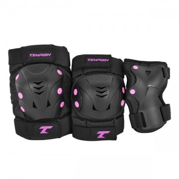 Tempish TAKY set of knee elbows and wrist protectors Pink Size M