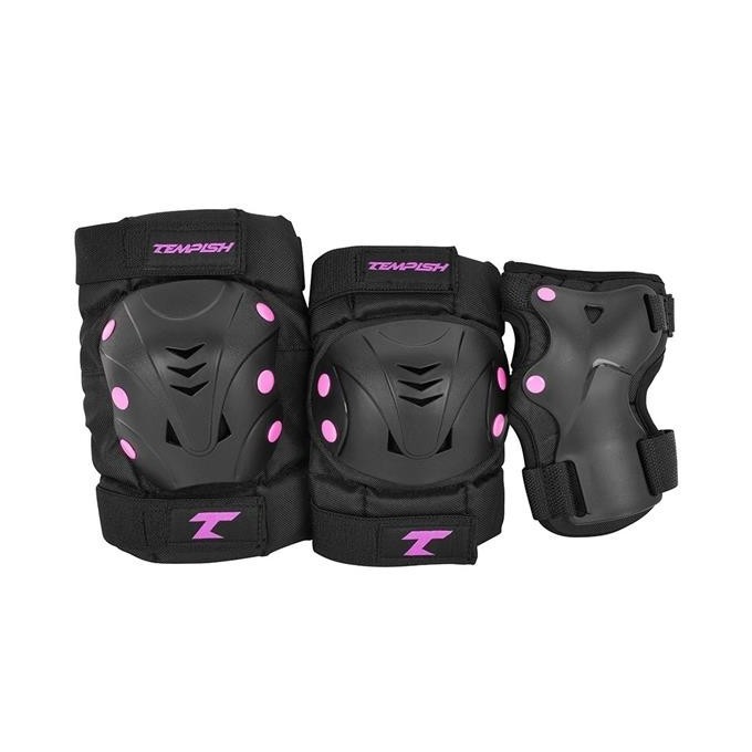 Tempish TAKY set of knee elbows and wrist protectors Pink Size M