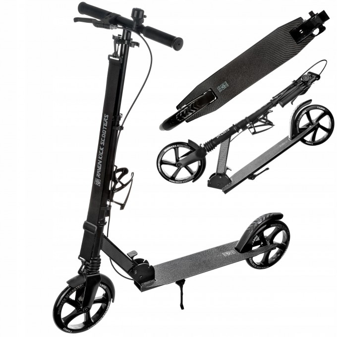 Scooter Raven Trader 200mm-With handbrake and front suspension in stock!