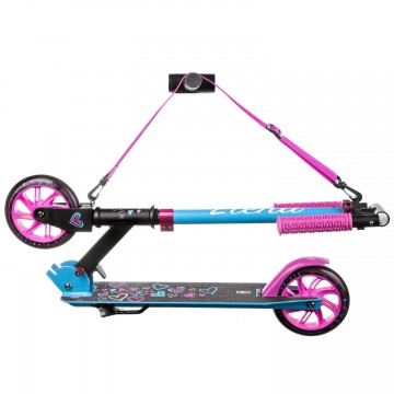 Raven Elena 145mm-quality foldable scooter with LED wheels! Best price!