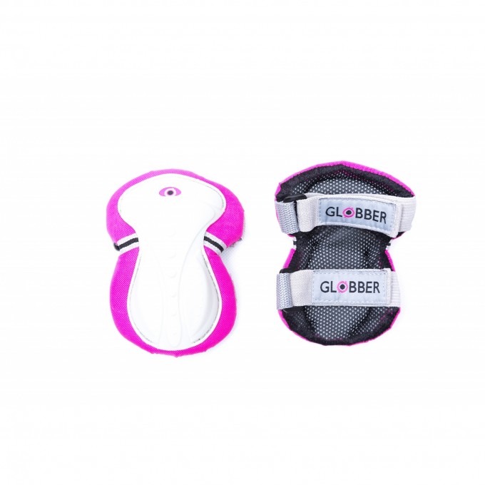 GLOBBER Scooter Protective Pads Junior XXS Range A (25 kg), Pink Globber Pink Scooter Protective Pads Junior XXS