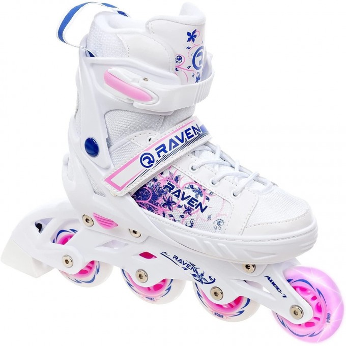 Inline Skates Raven Meia-with adjustable size and LED wheel! In stock