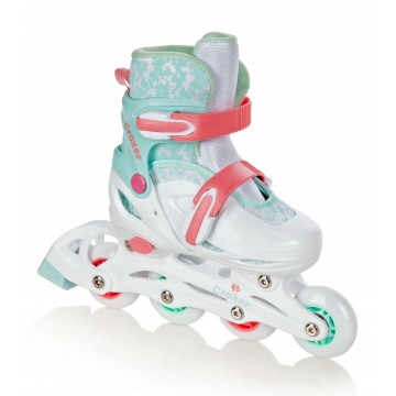 3-in-1 Inline Skates Croxer Inez LED - adjustable size!