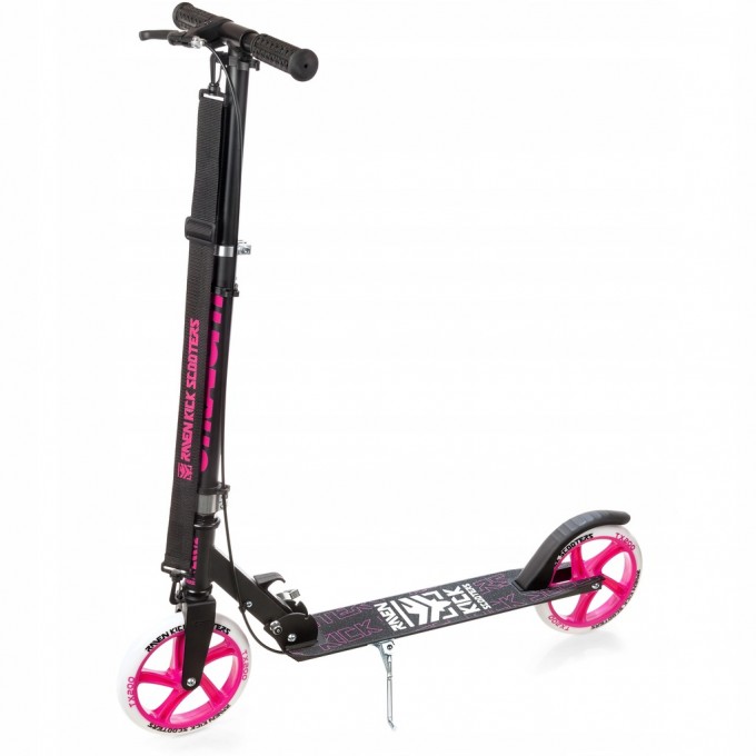 Scooter Raven Straight Black / Pink with 200mm handbrake